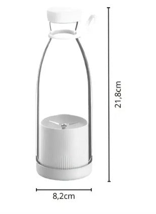 FRESH JUICE® - Mini licuadora de vaso portatil rosa