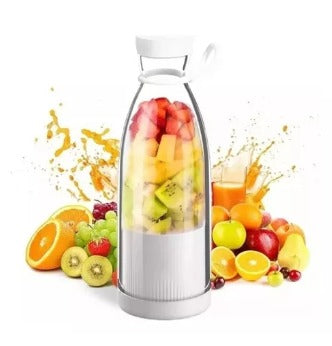 FRESH JUICE® - Mini licuadora de vaso portatil rosa